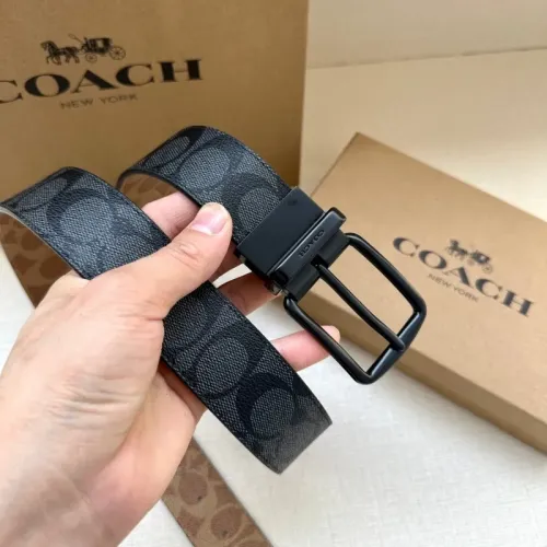 Replica Coach AAA Quality Belts For Men #1459439 $56.00 USD for Wholesale