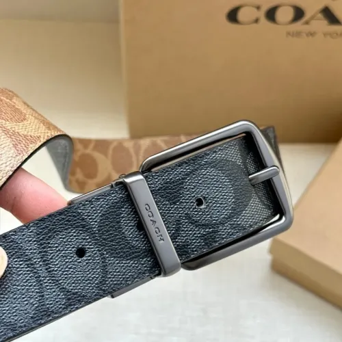 Replica Coach AAA Quality Belts For Men #1459440 $56.00 USD for Wholesale