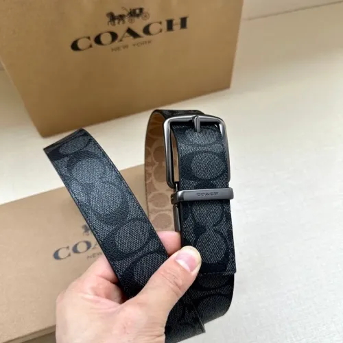 Replica Coach AAA Quality Belts For Men #1459440 $56.00 USD for Wholesale