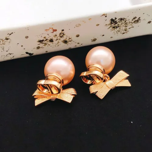 Replica Christian Dior Earrings For Women #1459472 $25.00 USD for Wholesale