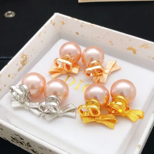 Replica Christian Dior Earrings For Women #1459472 $25.00 USD for Wholesale