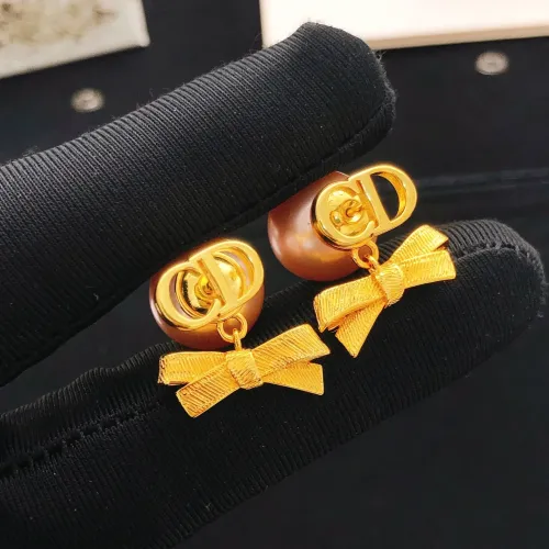 Replica Christian Dior Earrings For Women #1459473 $25.00 USD for Wholesale