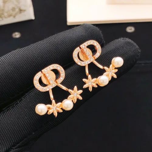 Replica Christian Dior Earrings For Women #1459476 $27.00 USD for Wholesale