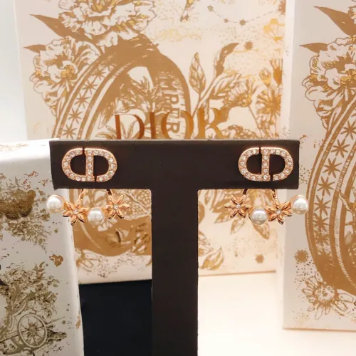 Replica Christian Dior Earrings For Women #1459476 $27.00 USD for Wholesale