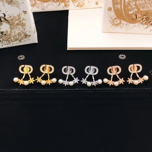Replica Christian Dior Earrings For Women #1459476 $27.00 USD for Wholesale