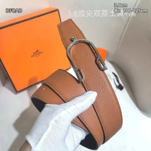 Replica Hermes AAA Quality Belts For Men #1459537 $56.00 USD for Wholesale