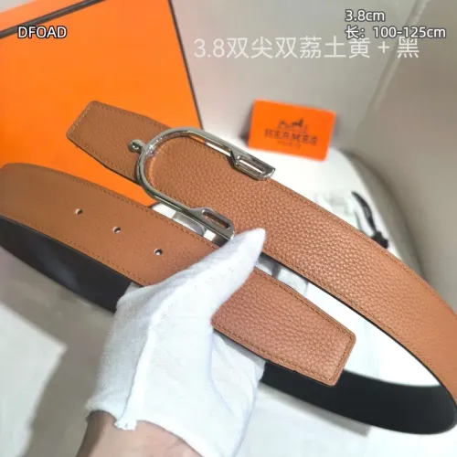 Replica Hermes AAA Quality Belts For Men #1459537 $56.00 USD for Wholesale