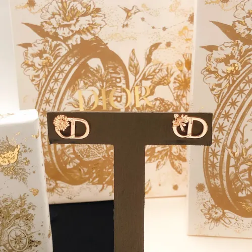 Replica Christian Dior Earrings For Women #1459549 $25.00 USD for Wholesale