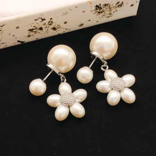 Replica Christian Dior Earrings For Women #1459573 $29.00 USD for Wholesale