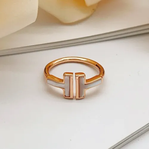 Wholesale Tiffany Rings In Rose Gold #1459672 $25.00 USD, Wholesale Quality Replica Tiffany Rings