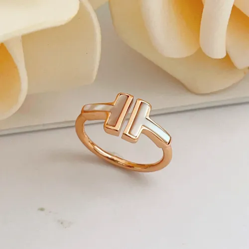 Replica Tiffany Rings In Rose Gold #1459672 $25.00 USD for Wholesale
