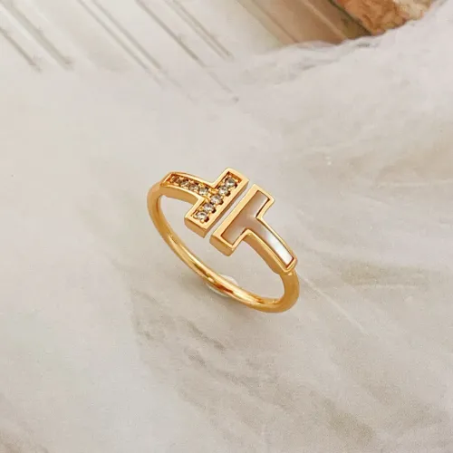 Wholesale Tiffany Rings In Rose Gold #1459679 $25.00 USD, Wholesale Quality Replica Tiffany Rings