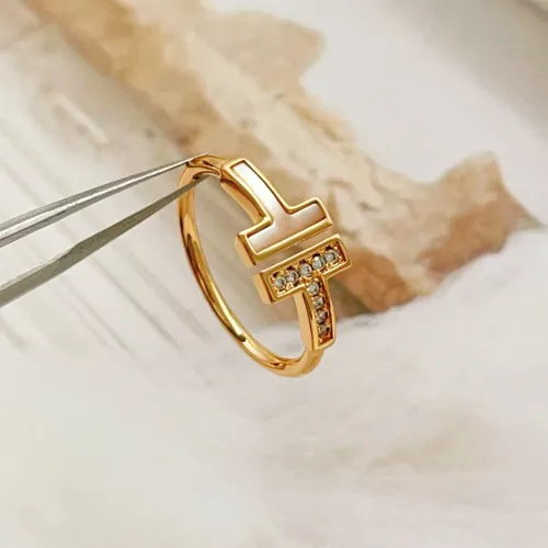 Replica Tiffany Rings In Rose Gold #1459679 $25.00 USD for Wholesale