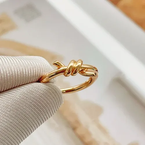 Replica Tiffany Rings In Rose Gold #1459684 $25.00 USD for Wholesale
