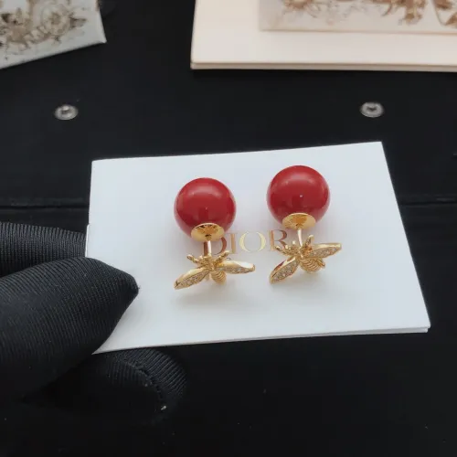 Replica Christian Dior Earrings For Women #1459705 $25.00 USD for Wholesale