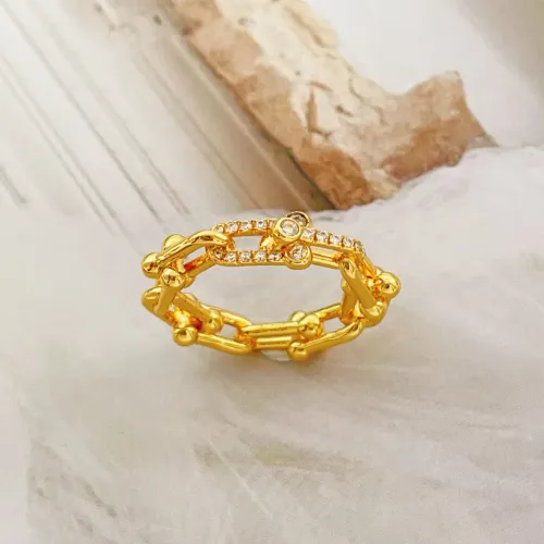 Wholesale Tiffany Rings In Gold For Women #1459724 $32.00 USD, Wholesale Quality Replica Tiffany Rings