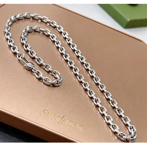 Wholesale Yves Saint Laurent YSL Necklaces #1459811 $45.00 USD, Wholesale Quality Replica Yves Saint Laurent YSL Necklaces