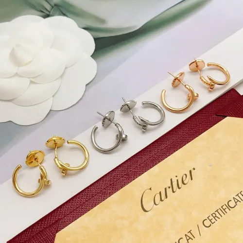Replica Cartier Earrings For Women #1459835 $29.00 USD for Wholesale