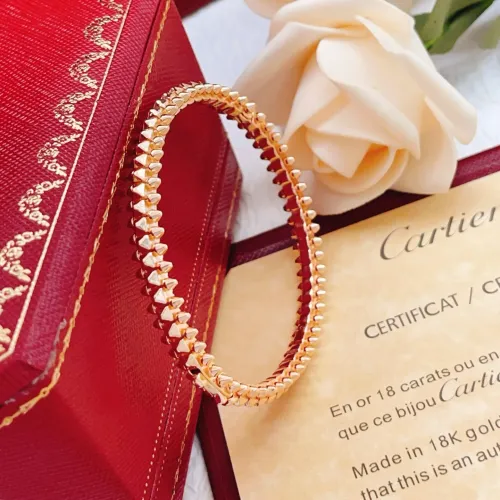 Replica Cartier bracelets In Rose Gold #1459865 $39.00 USD for Wholesale