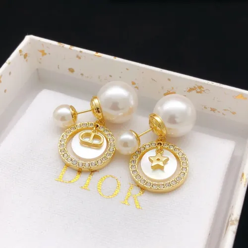 Replica Christian Dior Earrings For Women #1459884 $25.00 USD for Wholesale