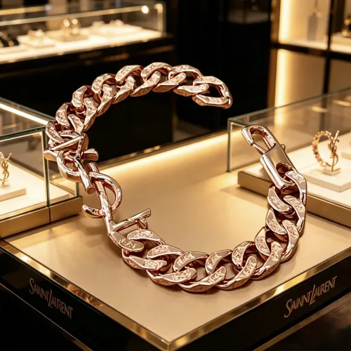 Wholesale Yves Saint Laurent YSL Bracelets #1459956 $42.00 USD, Wholesale Quality Replica Yves Saint Laurent YSL Bracelets