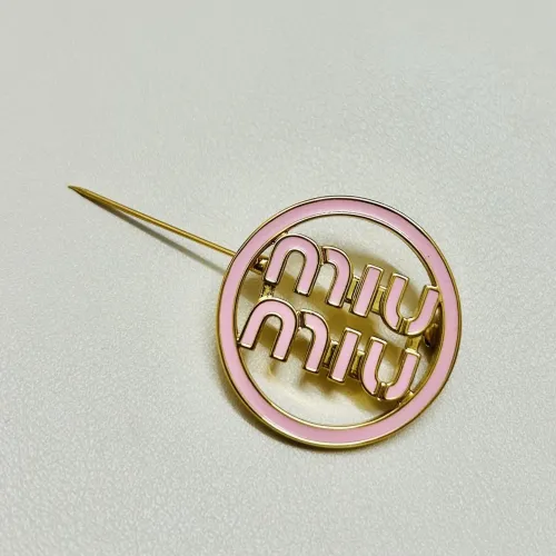 Replica MIU MIU Brooches For Women #1460048 $25.00 USD for Wholesale