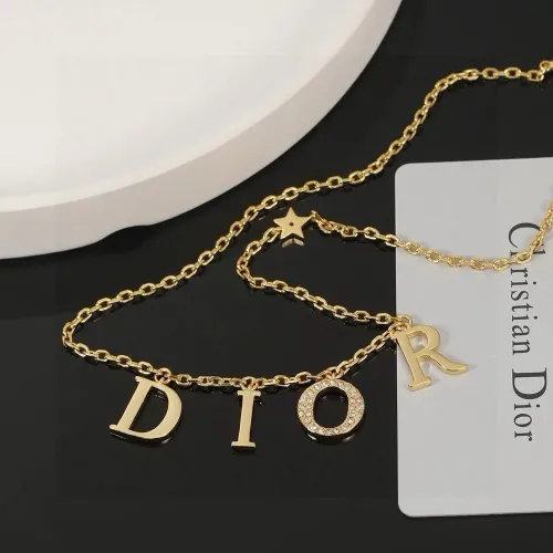 Wholesale Christian Dior Necklaces #1460121 $25.00 USD, Wholesale Quality Replica Christian Dior Necklaces