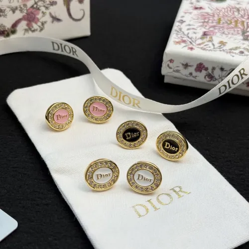 Replica Christian Dior Earrings For Women #1460128 $25.00 USD for Wholesale