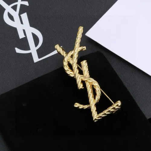 Wholesale Yves Saint Laurent Brooches For Women #1460166 $27.00 USD, Wholesale Quality Replica Yves Saint Laurent Brooches