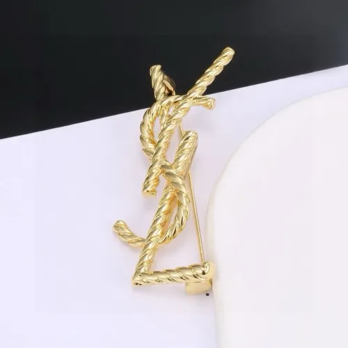 Replica Yves Saint Laurent Brooches For Women #1460166 $27.00 USD for Wholesale