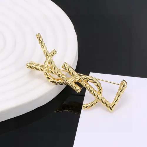 Replica Yves Saint Laurent Brooches For Women #1460166 $27.00 USD for Wholesale