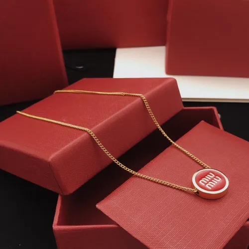 Replica MIU MIU Necklaces #1460218 $27.00 USD for Wholesale