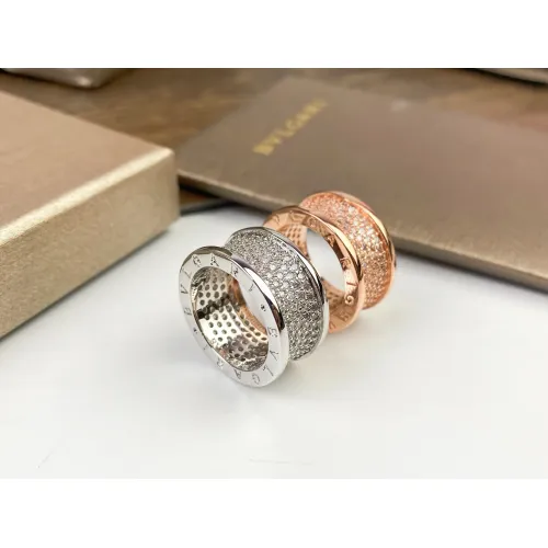 Replica Bvlgari Rings In Rose Gold #1460336 $25.00 USD for Wholesale