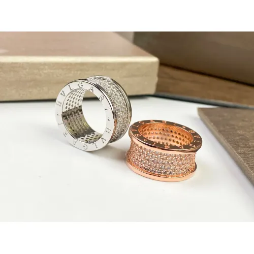Replica Bvlgari Rings In Rose Gold #1460336 $25.00 USD for Wholesale