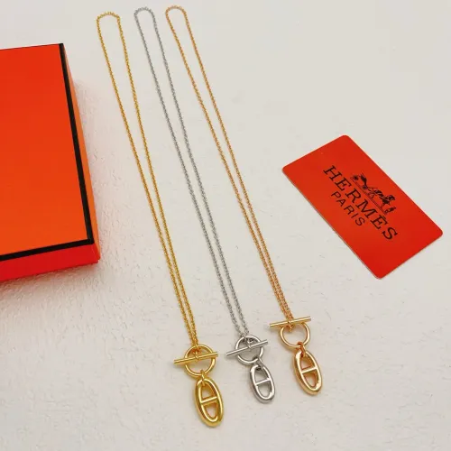 Replica Hermes Necklaces #1460339 $29.00 USD for Wholesale