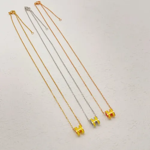 Replica Hermes Necklaces #1460345 $27.00 USD for Wholesale