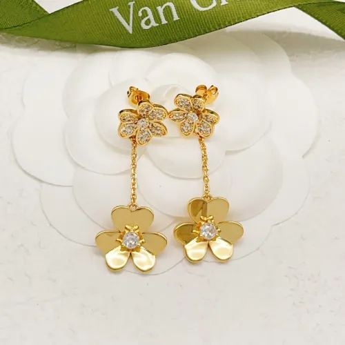 Wholesale Van Cleef &amp; Arpels Earrings For Women #1460357 $38.00 USD, Wholesale Quality Replica Van Cleef &amp; Arpels Earrings