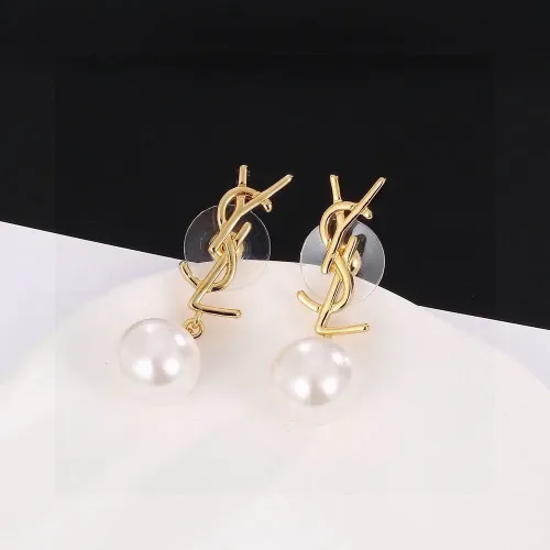 Wholesale Yves Saint Laurent YSL Earrings For Women #1460410 $25.00 USD, Wholesale Quality Replica Yves Saint Laurent YSL Earrings