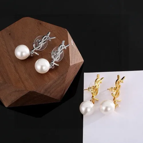 Replica Yves Saint Laurent YSL Earrings For Women #1460410 $25.00 USD for Wholesale