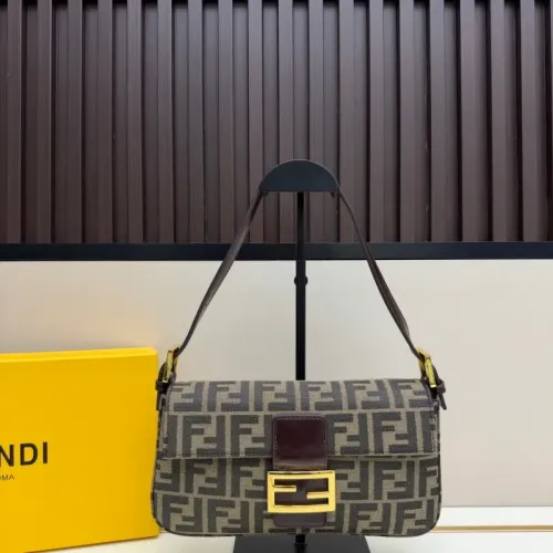 Wholesale Fendi AAA Quality Shoulder Bags For Women #1460466 $82.00 USD, Wholesale Quality Replica Fendi AAA Quality Shoulder Bags