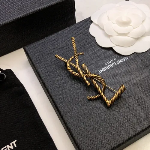 Wholesale Yves Saint Laurent Brooches For Women #1460474 $27.00 USD, Wholesale Quality Replica Yves Saint Laurent Brooches