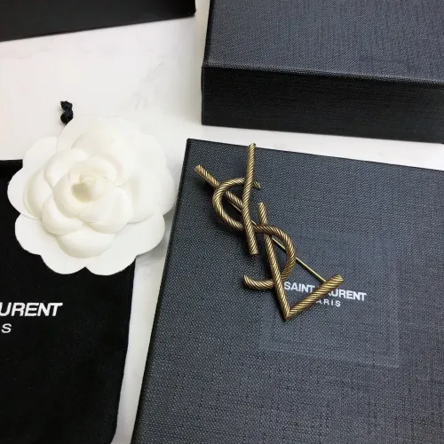 Wholesale Yves Saint Laurent Brooches For Women #1460477 $27.00 USD, Wholesale Quality Replica Yves Saint Laurent Brooches