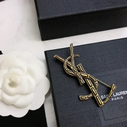 Wholesale Yves Saint Laurent Brooches For Women #1460478 $27.00 USD, Wholesale Quality Replica Yves Saint Laurent Brooches