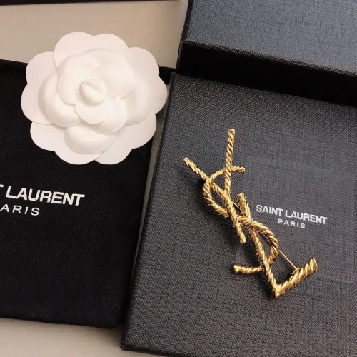 Wholesale Yves Saint Laurent Brooches For Women #1460482 $29.00 USD, Wholesale Quality Replica Yves Saint Laurent Brooches