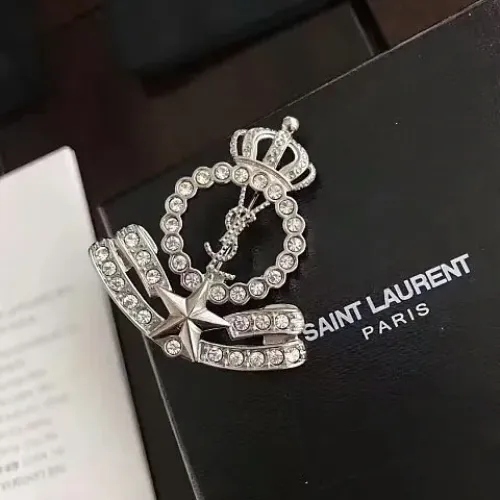 Wholesale Yves Saint Laurent Brooches For Women #1460483 $29.00 USD, Wholesale Quality Replica Yves Saint Laurent Brooches