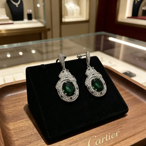 Wholesale Cartier Earrings For Women #1460561 $42.00 USD, Wholesale Quality Replica Cartier Earrings