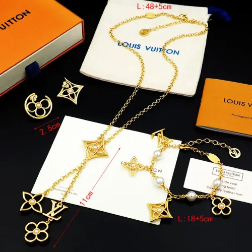Wholesale Louis Vuitton LV Jewelry Set For Women #1460641 $68.00 USD, Wholesale Quality Replica Louis Vuitton LV Jewelry Set