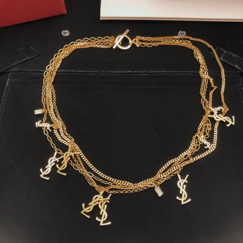 Wholesale Yves Saint Laurent YSL Necklaces #1460647 $40.00 USD, Wholesale Quality Replica Yves Saint Laurent YSL Necklaces