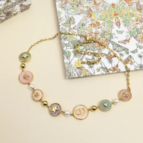 Wholesale Christian Dior Necklaces For Women #1460717 $42.00 USD, Wholesale Quality Replica Christian Dior Necklaces