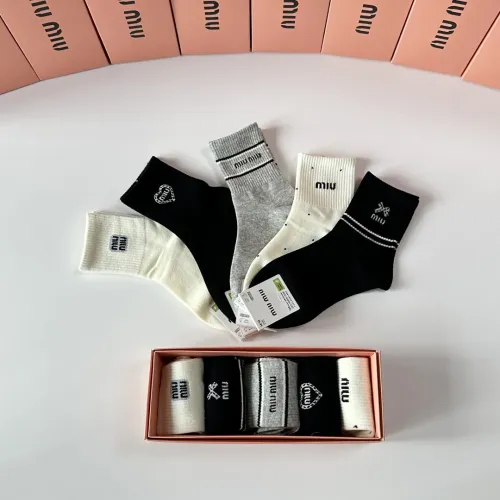 Replica MIU MIU Socks #1460998 $27.00 USD for Wholesale